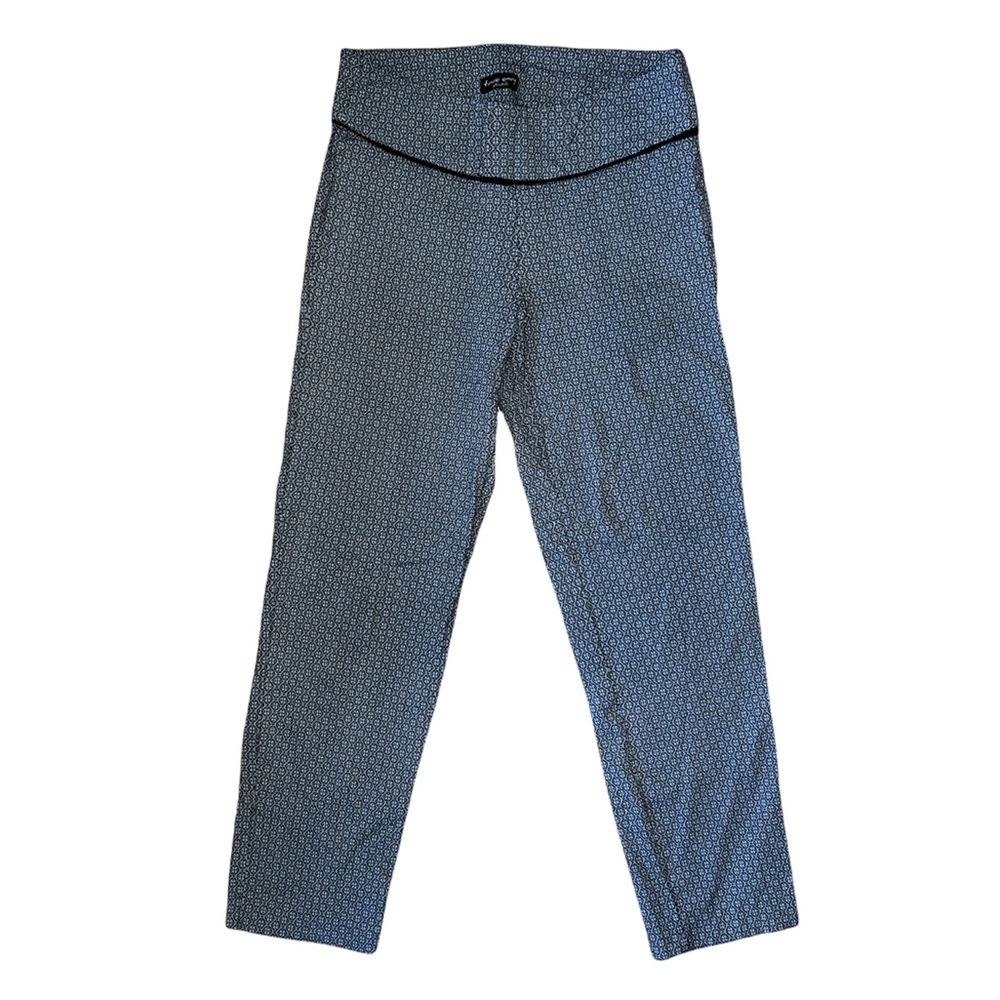 True envy womens petite small crop trouser print nwot stretch ankle pant